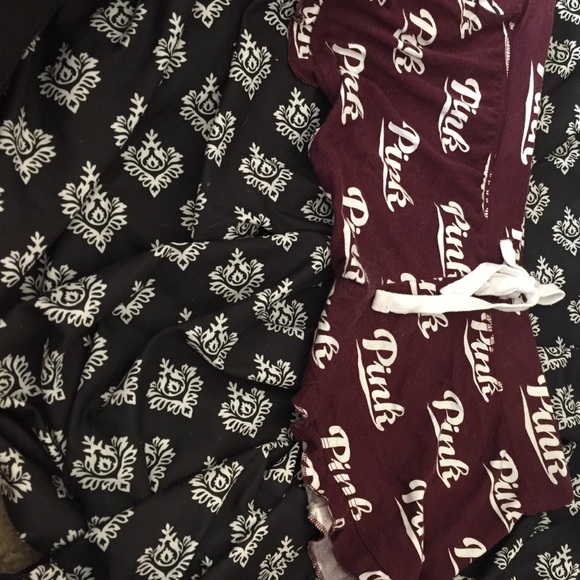 VS pink shorts