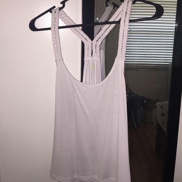 white tank top/crop top