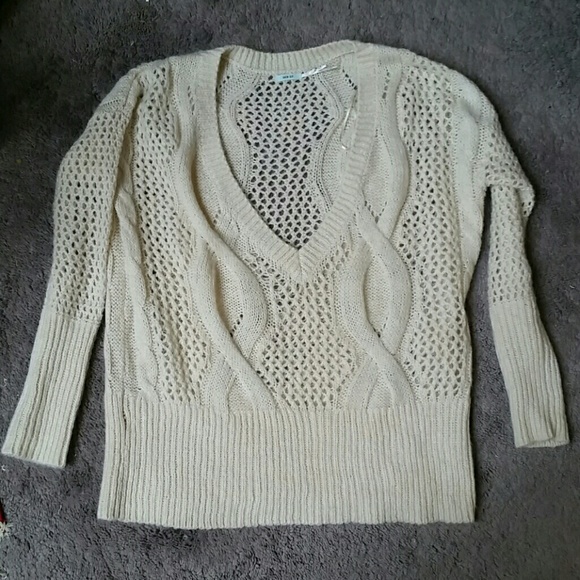 Oversized Cream Kimchi Blue XS Sweater - Picture 1 of 4