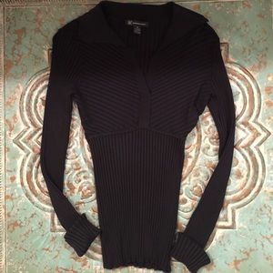 INC black spandex sweater