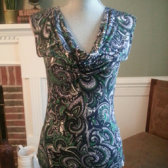 Michael Kors Cowl Neck Tank