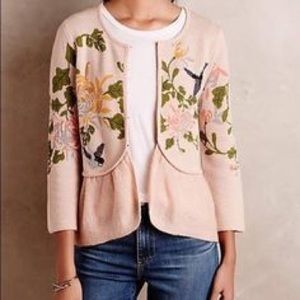 Blush Pink Anthropologie (Moth) Cardigan