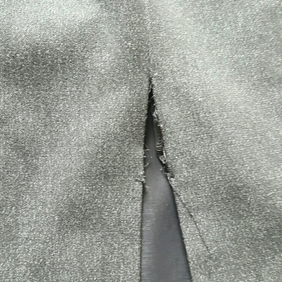 Express Studio design pencil skirt charcoal - Picture 2 of 2