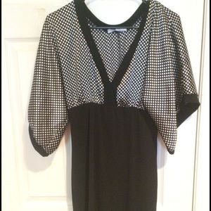 Polka dot kimono top dress