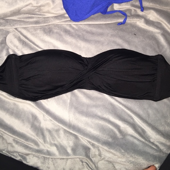 bandeau top bathing suit