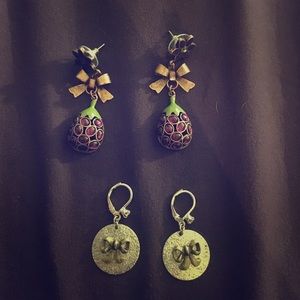 🔴ON HOLD🔴 2 sets of Betsey Johnson earrings