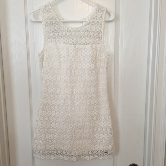 Hollister crocheted lace dress