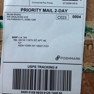 PROOF OF SHIPPING