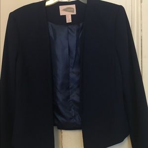 Navy Blue Open Blazer