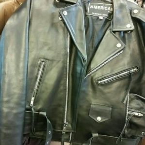 Biker leather jacket