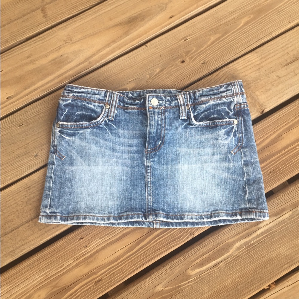 SALE! Miss Me Denim Mini Skirt sz M
