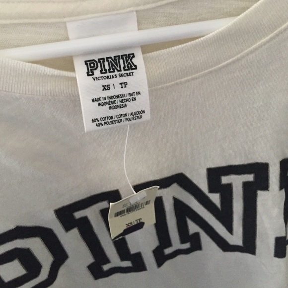 🔴SOLD🔴leopard striped varsity crew from VS PINK - Picture 4 of 4