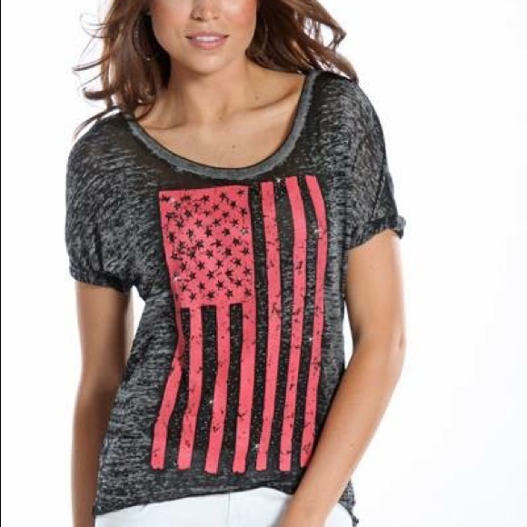 Fun American Flag tee