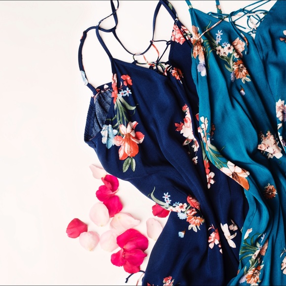 Printed Floral Mini Dress - Picture 4 of 4