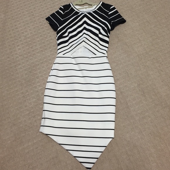 Zodiac striped dress
