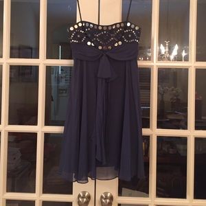 Dark blue dress