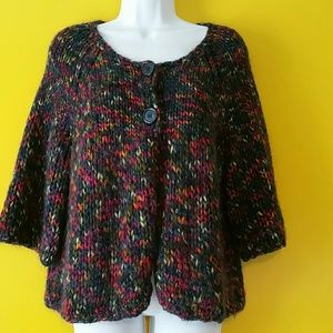 Relativity multi color knit sweater XL