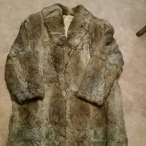 Genuine Rabbit Fur Coat