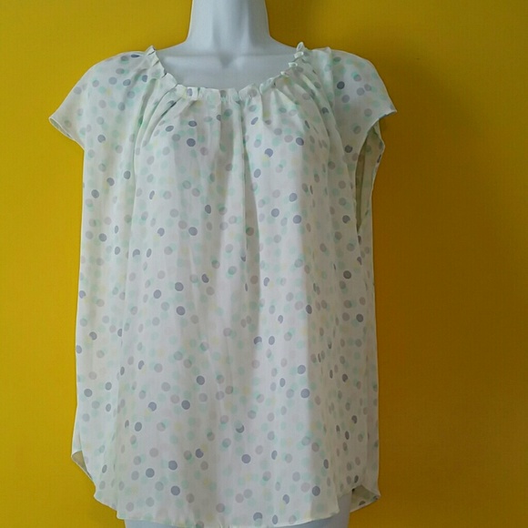 Lauren Conrad sheer blouse size XL