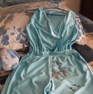 Rompers 2 pocket cool mater I al