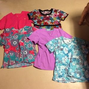 Scrub tops