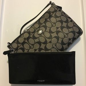 Coach Black Peyton Signature Swingpack