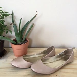 Creamy pink ballet flats women's size 8