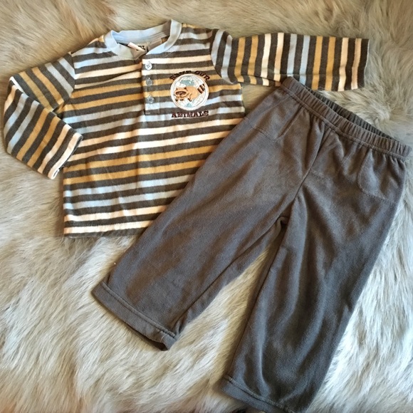 Baby boy- save our animals sweat outfit