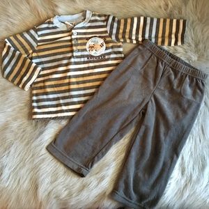 Baby boy- save our animals sweat outfit