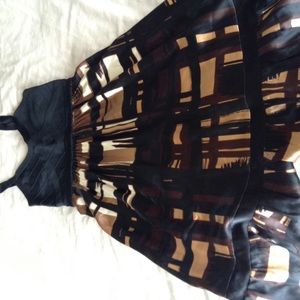 Bebe silk bondage dress