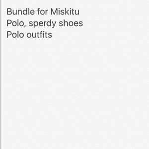 Bundle of baby shoes clothes