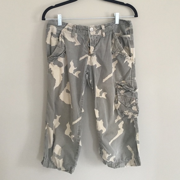 Cargo camo shorts by Sanctuary.