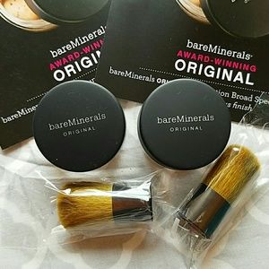 2X travel size bareMinerals foundation med beige