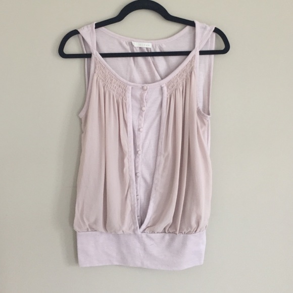 Hinge blush pink sleeveless top