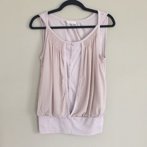 Hinge blush pink sleeveless top