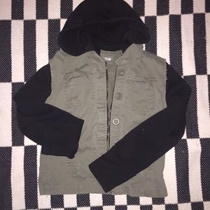 Green & black jacket