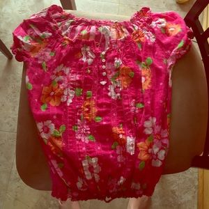 Aéropostal floral top