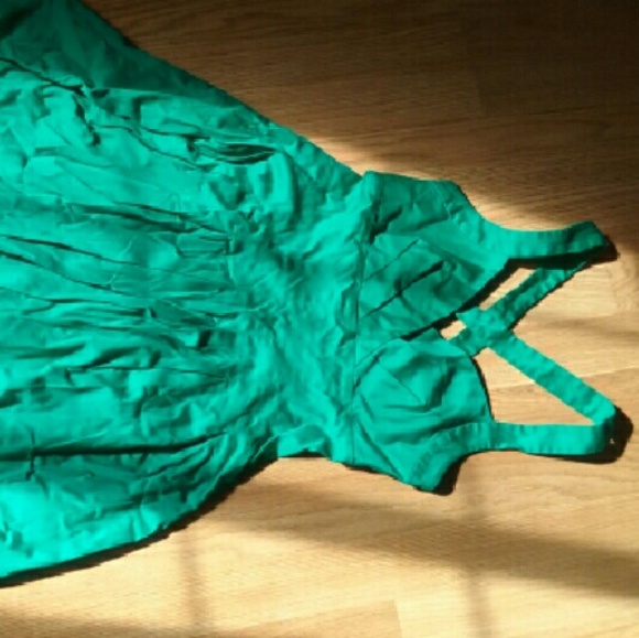 Calvin klein teal color dress..