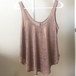 Shimmer tank top