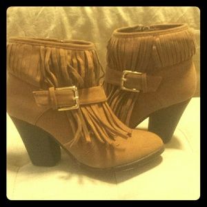 Fringe boots. Size 6.5 A.X.N.Y