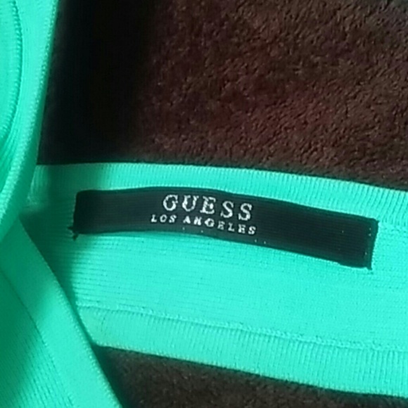 Xl mint colored halter dress guess brand - Picture 2 of 2