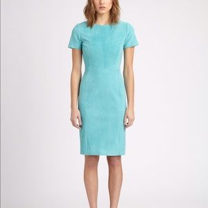 Elie Tahari Emily suede dress