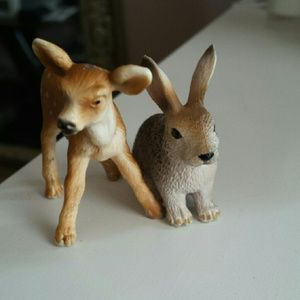 Rabbit and deer