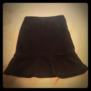 Black Knee Length Skirt