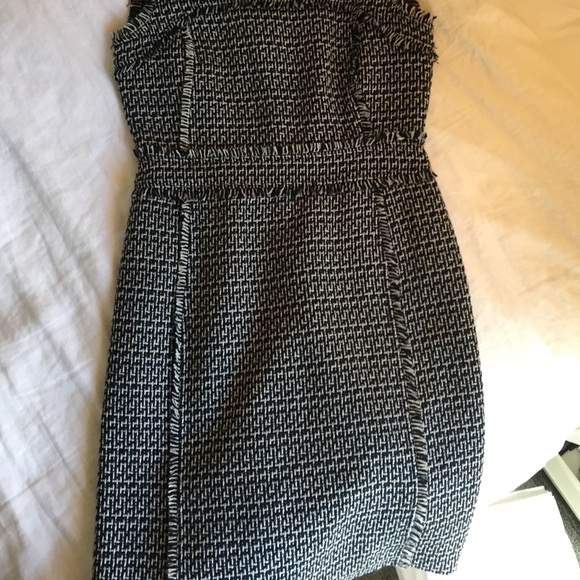 TORY BURCH Navy/White tweed Dress
