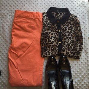 Lands' End salmon pants