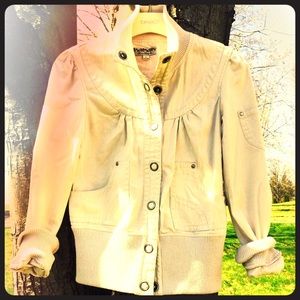 Forever 21 Spring Light Weight Jacket - Cream