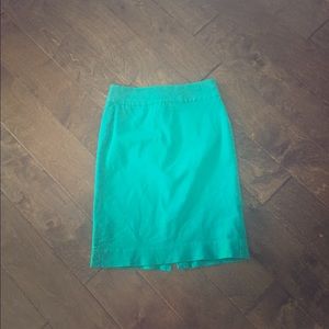 💚Banana republic modern green pencil skirt💚