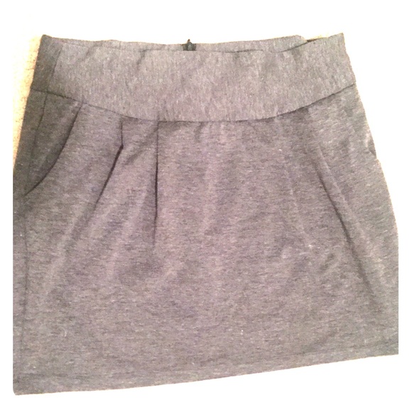 Dark Heathered Gray Skirt
