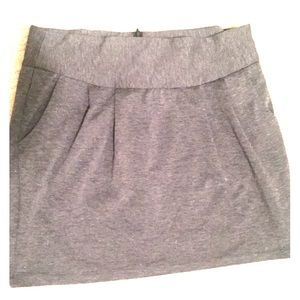 Dark Heathered Gray Skirt